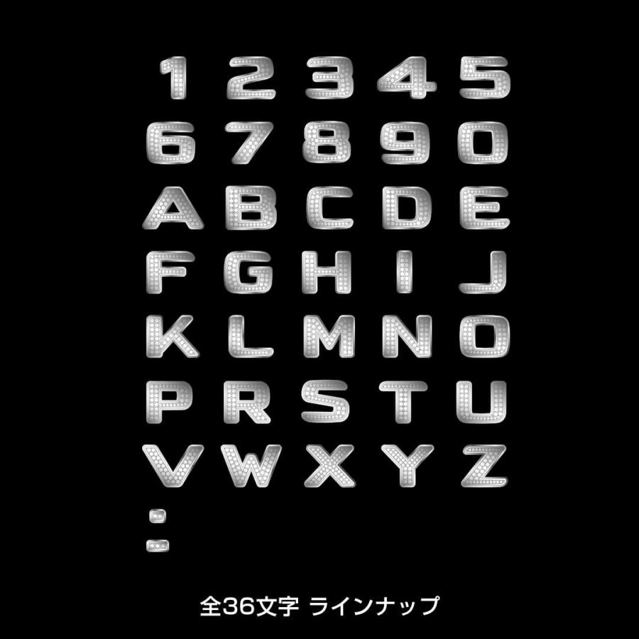 ギャルソン DAD ジュエリー イニシャル エンブレム クリスタル U
