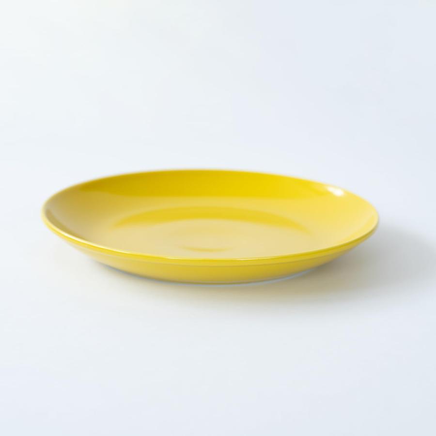 西海陶器 波佐見焼 Common コモン プレート 皿 イエロー 直径約24cm