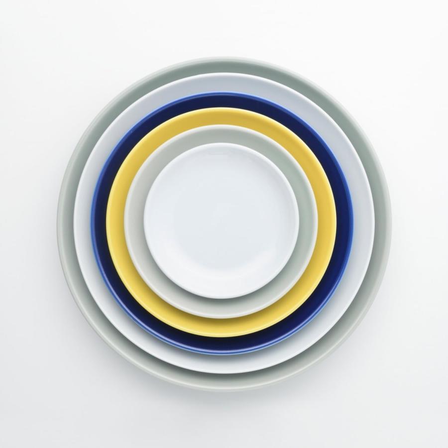 西海陶器 波佐見焼 Common コモン プレート 皿 イエロー 直径約24cm