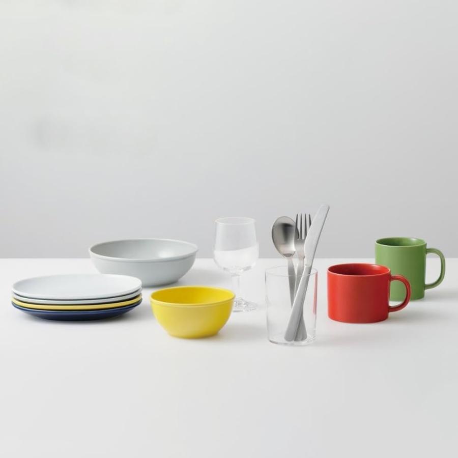 【新品】波佐見焼common プレート240mmイエロー・グレー各3枚 西海陶器 波佐見焼 Common コモン プレート 皿 イエロー 直径約24cm