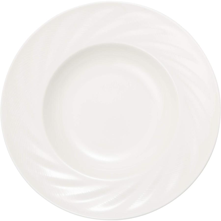 NARUMI ナルミ スープ皿 センスホワイト 24cm パスタ皿 リムプレート