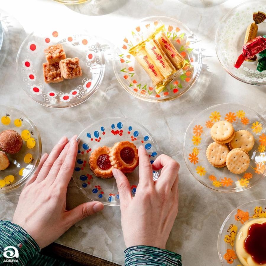 アデリアレトロ　プレート　ガラス ADERIA アデリア アデリアレトロ プレート120 野ばな 日本製 ガラス お