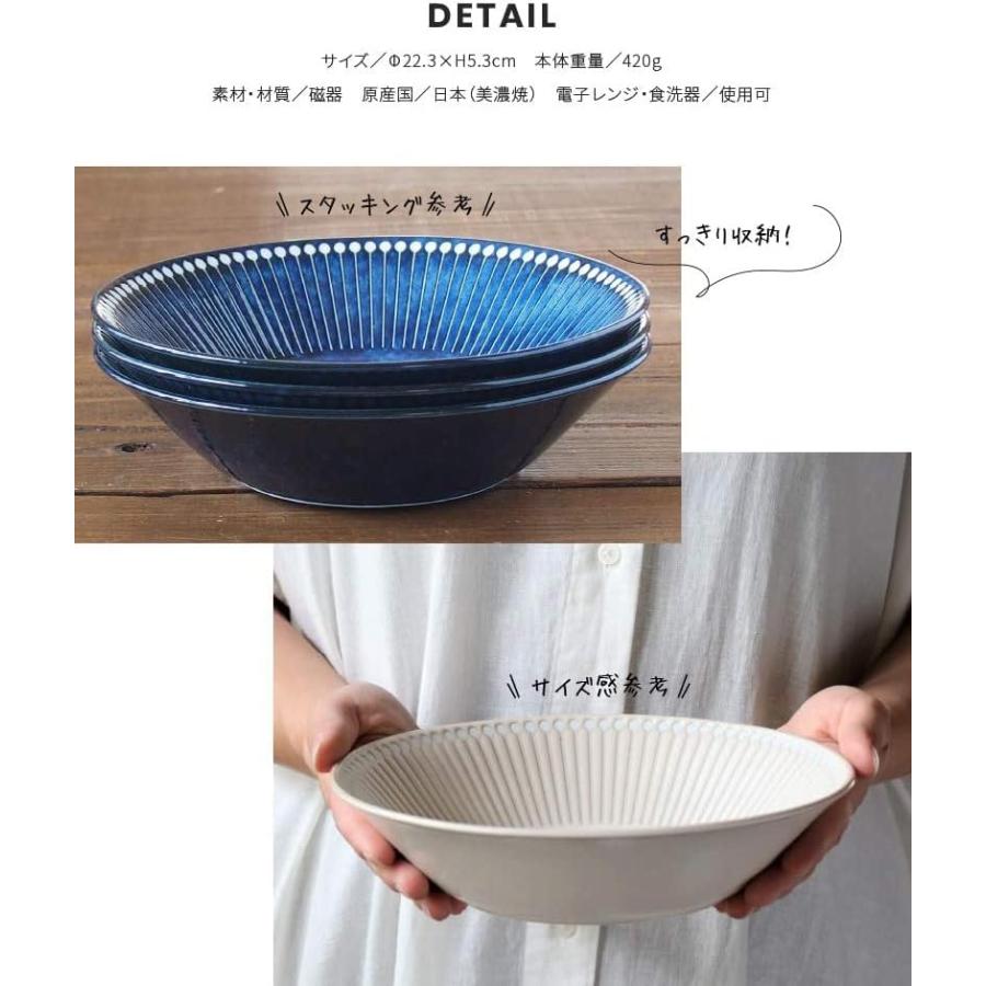 みのる陶器 美濃焼 Albee アルビー 225ディーププレート グレー : 葉月