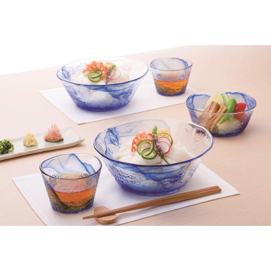 東洋佐々木ガラス 流蒼 りゅうそう つゆ鉢 日本製 食洗機対応 そば猪口