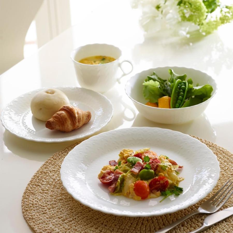 NARUMI ナルミ サラダボウル シルキーホワイト 16cm ホワイト かわいい