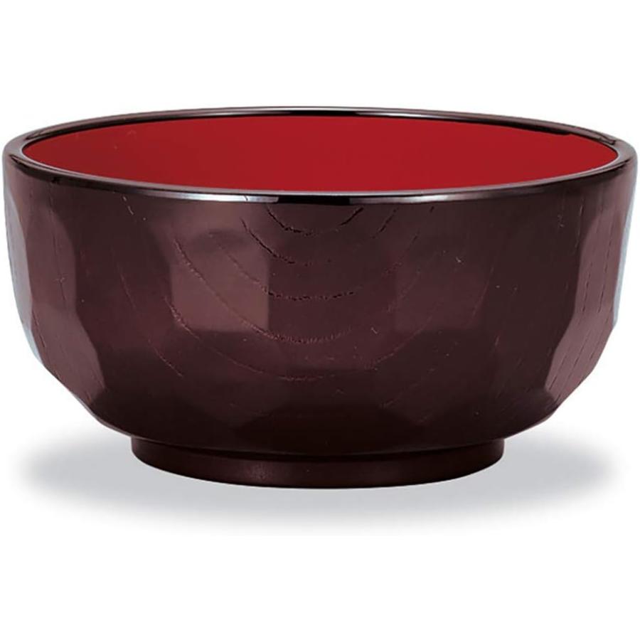ミタニ 山中漆器 丼 溜 14.7cm 山中塗 レンジ 亀甲 M17052-8 : 葉月