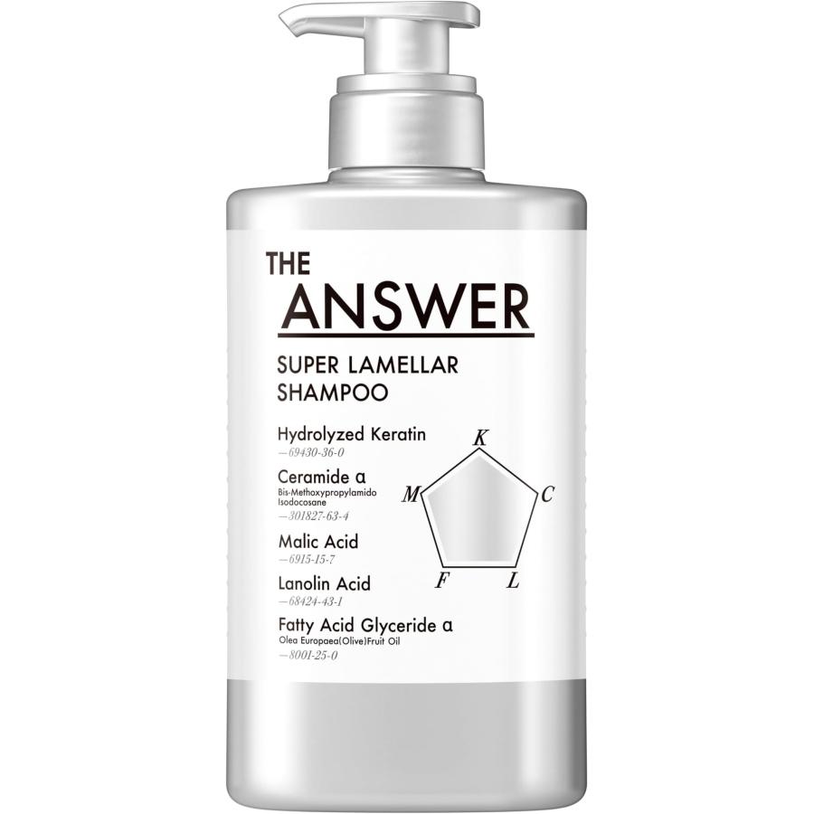 【M166】ジ アンサー スーパーラメラシャンプー400ml ベルガモット 6個 THE THE ANSWE ジアンサー スーパーラメラシャンプー ポンプ 400ml