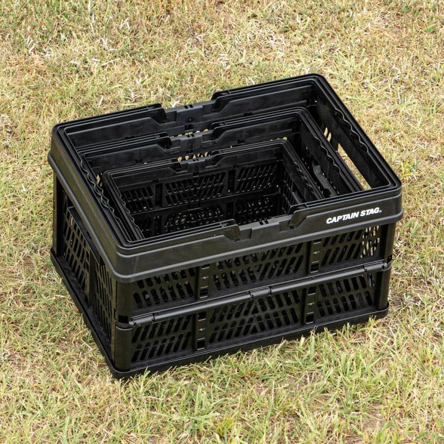 CAPTAIN STAG（キャプテンスタッグ） 折りたたみ コンテナ カゴ