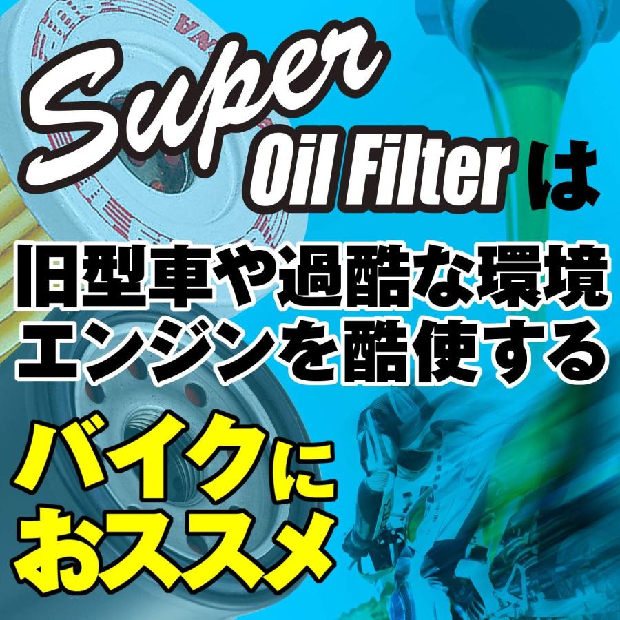 もかちこ デイトナ(Daytona) バイク用 スーパー オイルフィルター スズキ系
