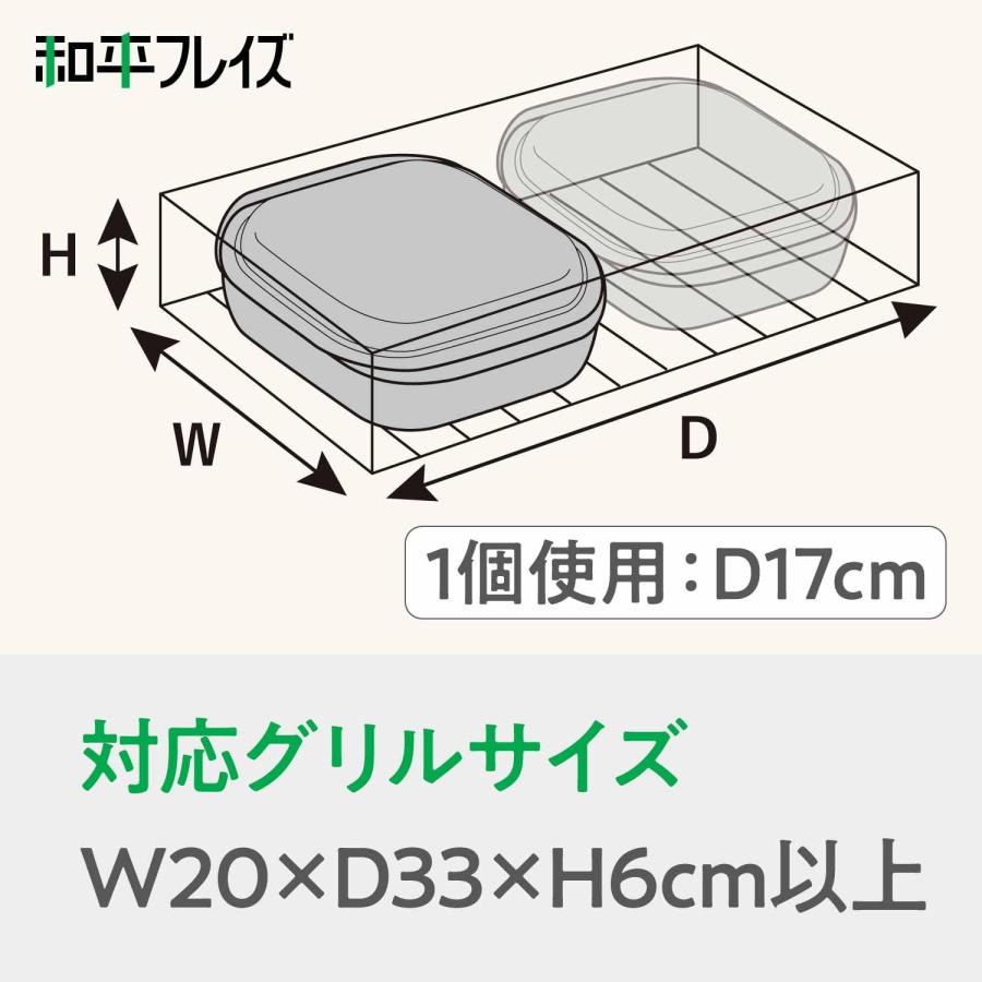 和平フレイズ グリルパン ミニ角型 2個組 12×15cm IH対応 鉄製 蓋付 魚