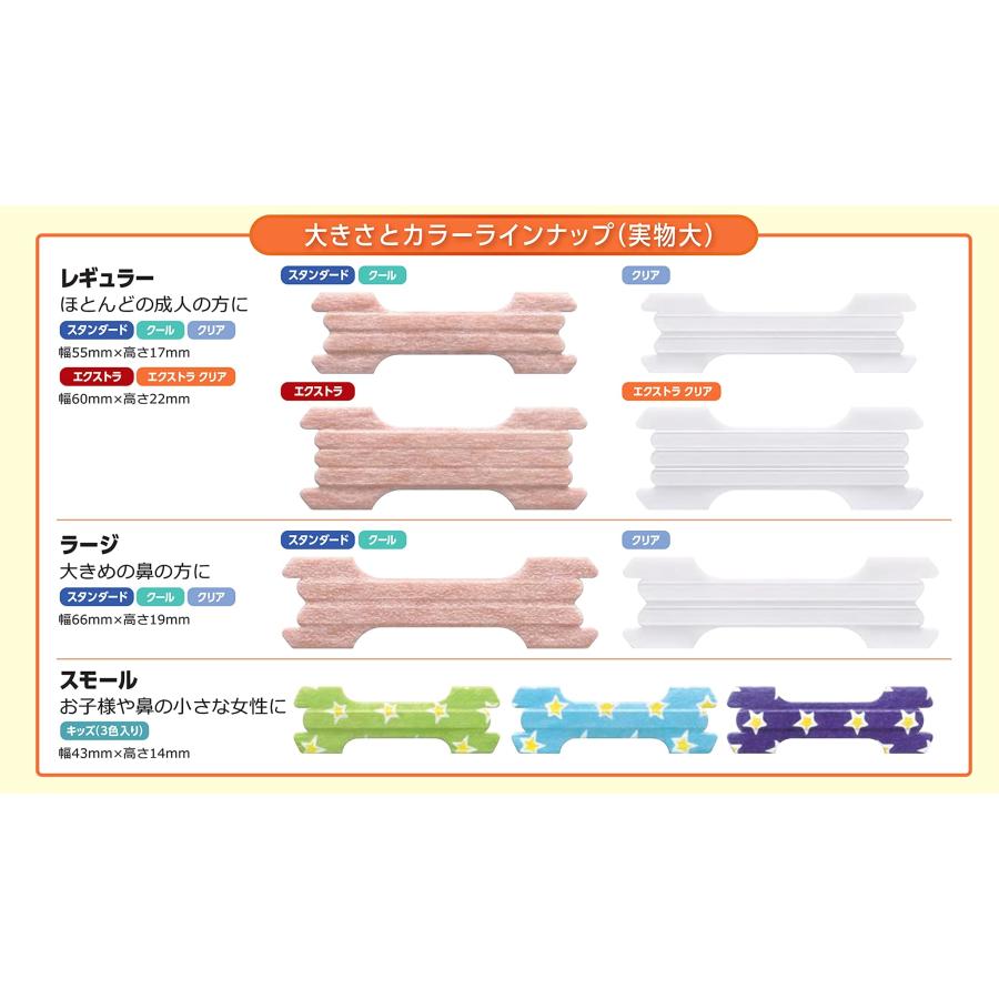 ブリーズライト クリア レギュラー 透明 鼻孔拡張テープ 快眠・いびき