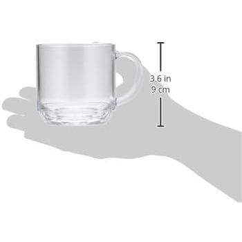 割れない クリスタル マグ カップ クリア 透明 340ml コーヒー ペア