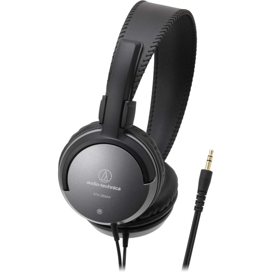 オーディオテクニカ ATH-250AV ヘッドホン 有線 音楽・映画観賞用 軽量 3.5mm接続 ブラック の商品画像