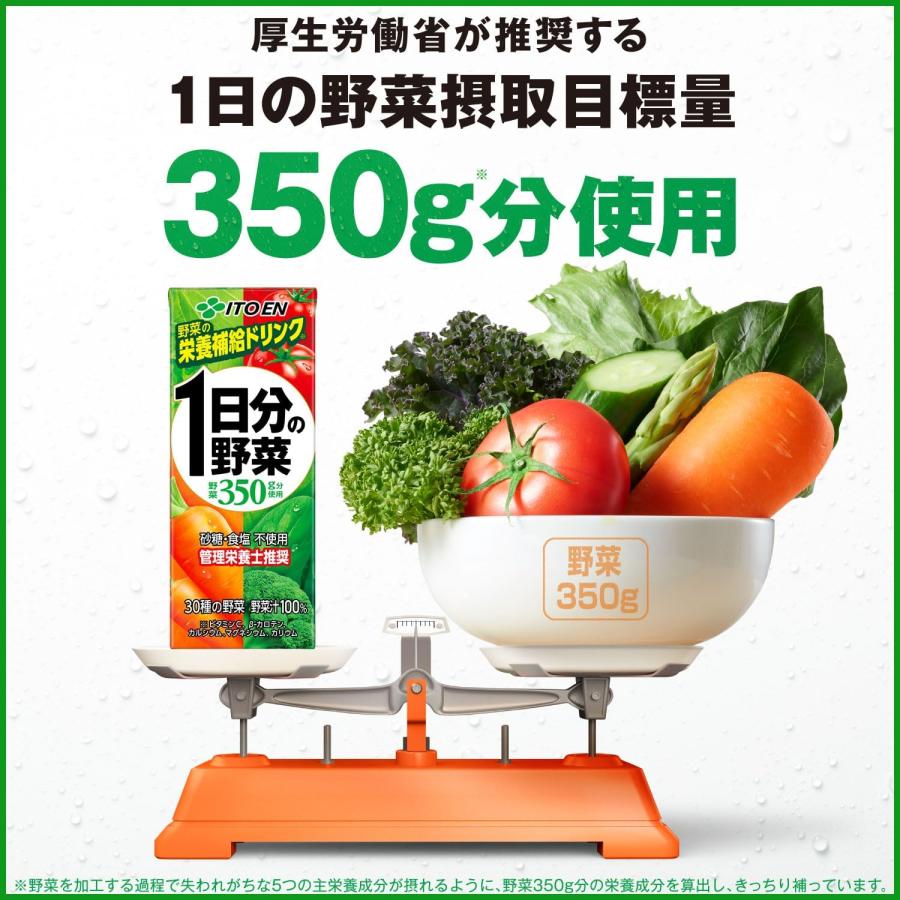 伊藤園（ITO EN） 1日分の野菜 30日分BOX (紙パック) 200ml×30本