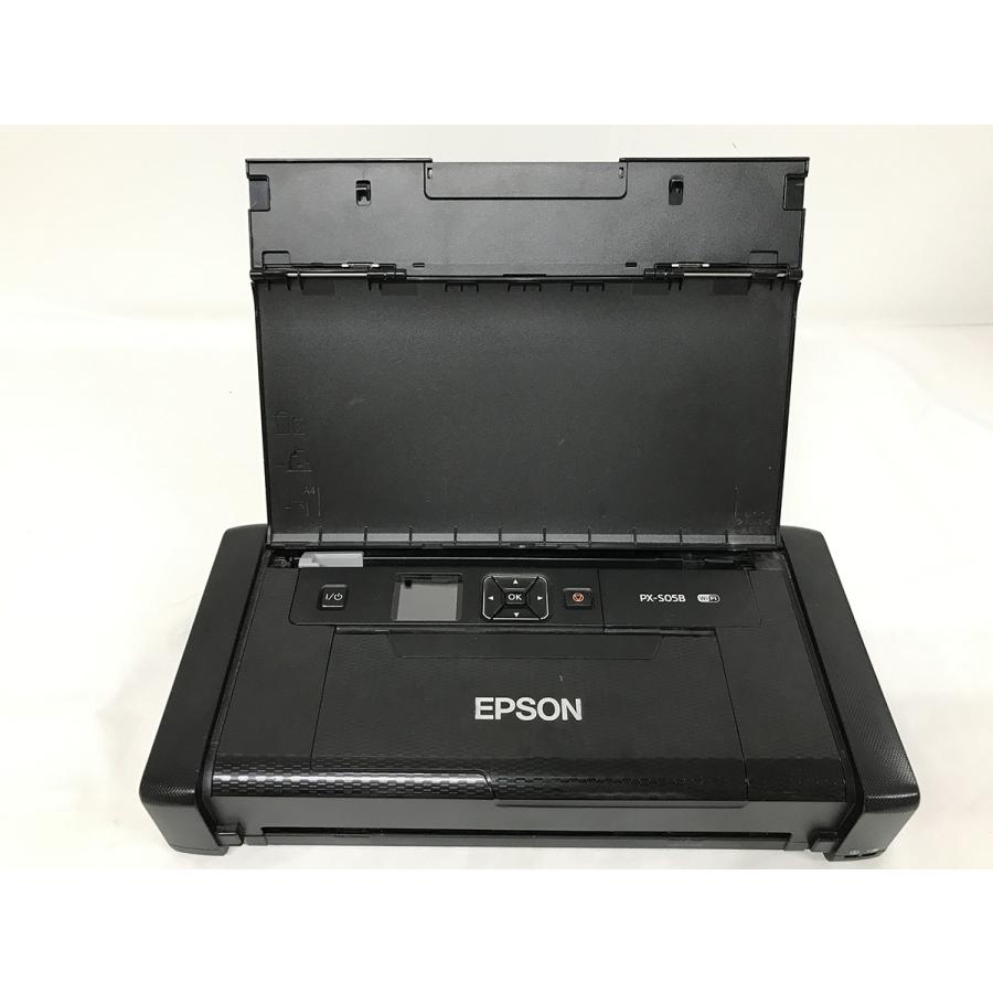 ジャンク□EPSON PX-S05B☆AC付☆通電OK☆インクカートリッジ認識 