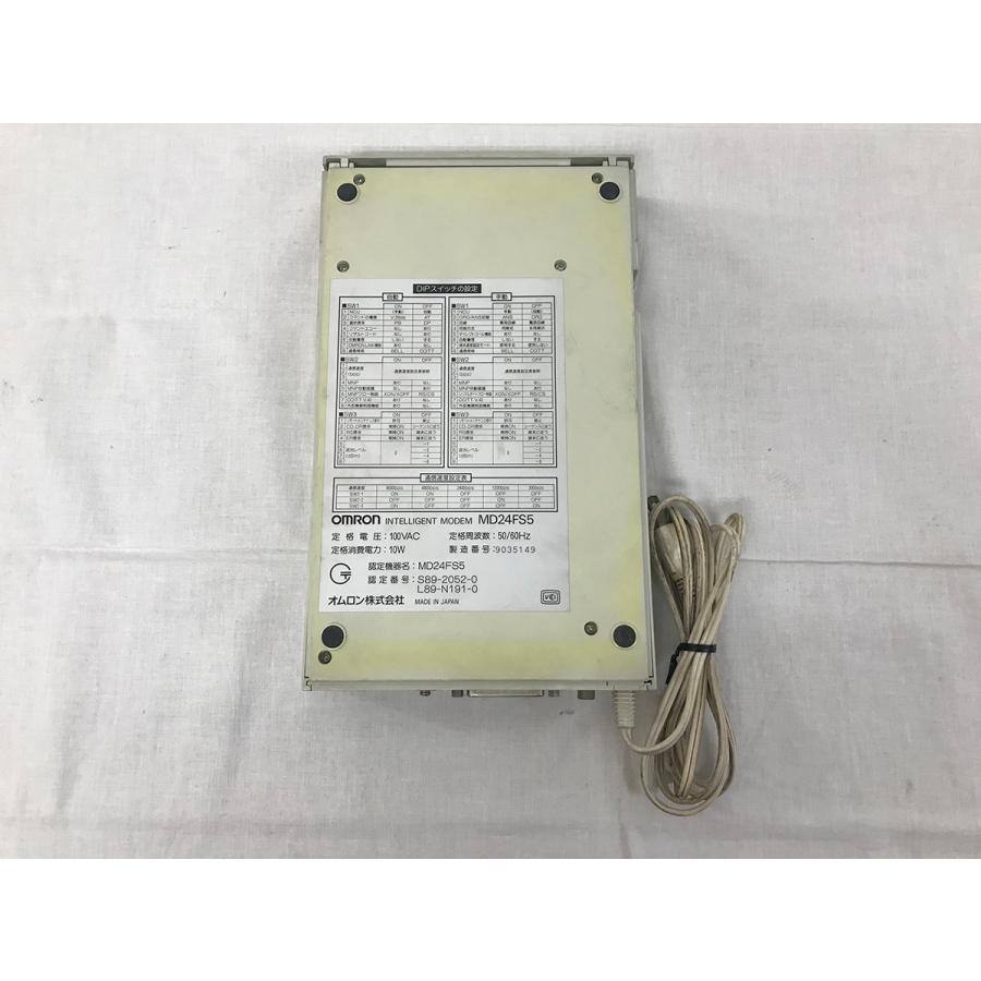 ジャンク□通電のみ確認☆オムロン MD24FS5 INTELLIGENT MODEM モデム
