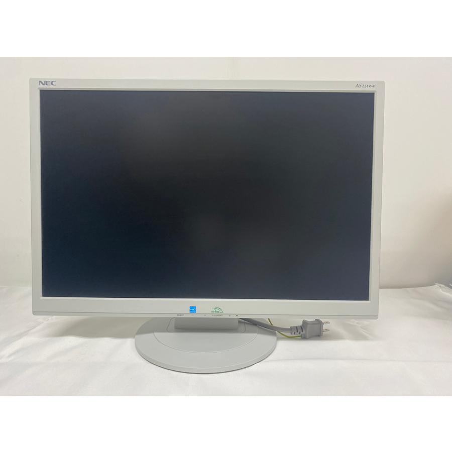 中古□NEC 22型 ディスプレイLCD-AS221WM D-SUB/DVI 液晶モニタ☆動作