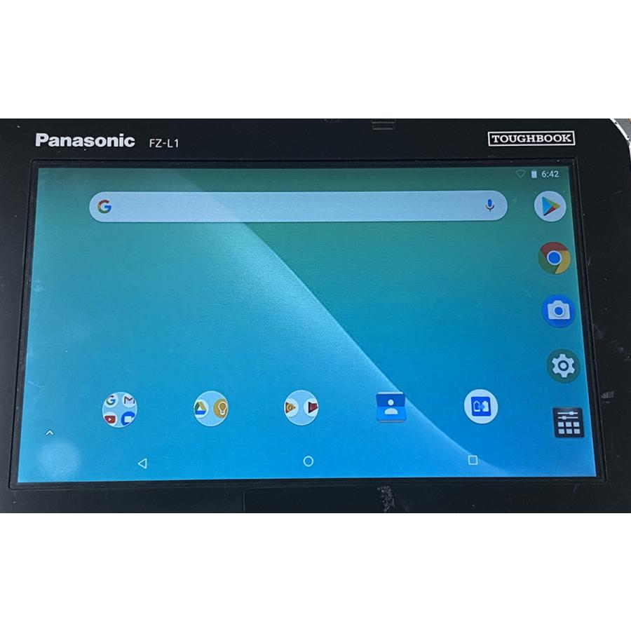 中古■Panasonic TOUGHBOOK FZ-L1 16G android8.1 FZ-L1AJAZZAJ Wi-Fiモデル★本体のみ★送料無料の画像