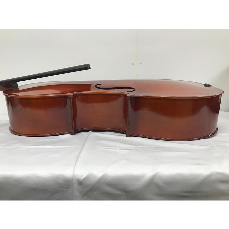 ジャンク□Carlo giordano SC-90S チェロ Cello 弦無し、現状品 ソフト