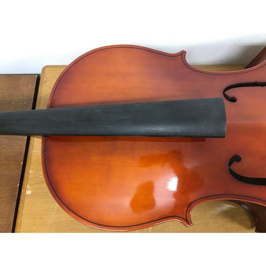 ジャンク□Carlo giordano SC-90S チェロ Cello 弦無し、現状品 ソフト