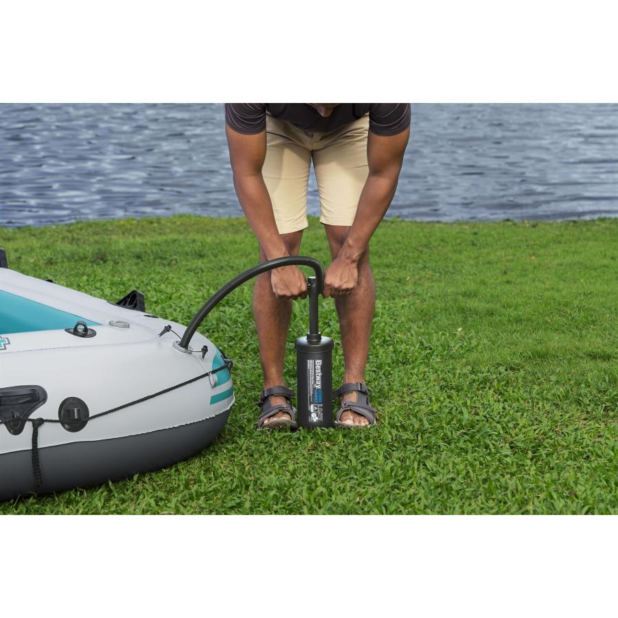 Bestway Hydro-Force Adventure Elite X4 ボートセット 4人用 4人乗り インフレータブル ゴムボート エアボート ポンプ 釣り ベストウェイ 3.15m x 1.65m 65158の画像