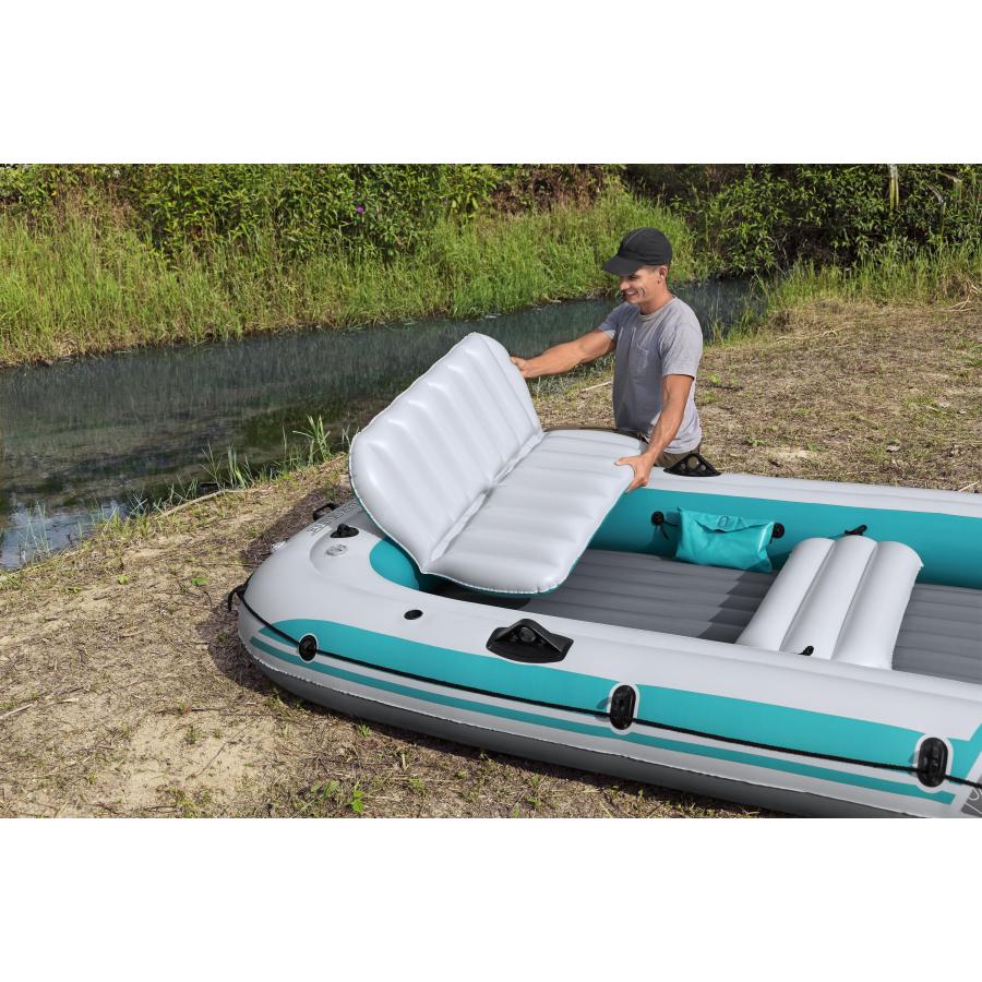Bestway Hydro-Force Adventure Elite X5 ボートセット 5人用 5人乗り インフレータブルボート ゴムボート ポンプ 釣り ベストウェイ 3.64m x 1.66m 65159の画像