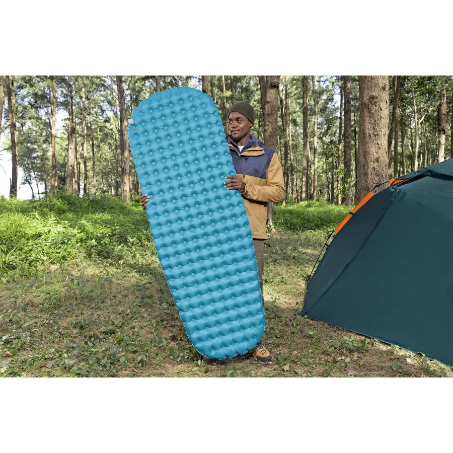 Bestway AlpineLite マミー型 エアマット ワイドサイズ 断熱 R値 7.6