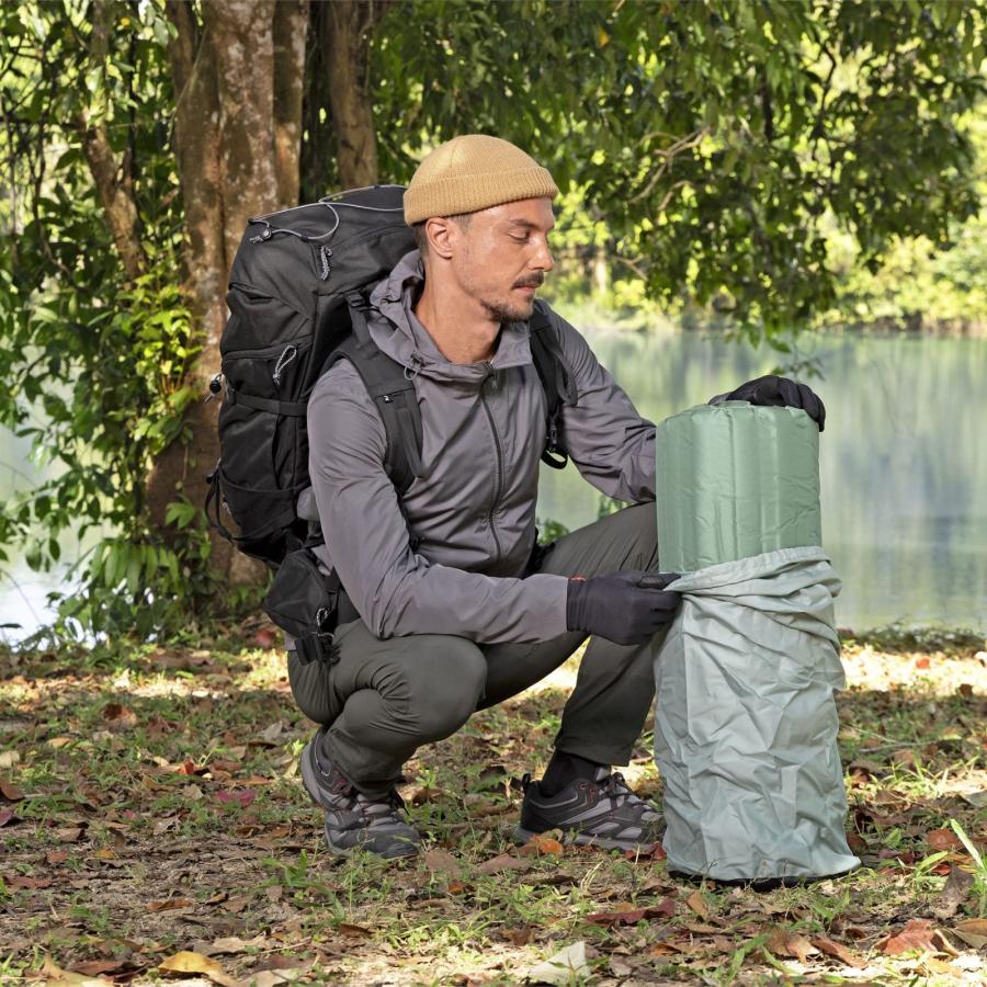 Bestway ComforTrek 自動膨張式 スリーピングパッド ワイドサイズ インフレーターマット エアマット キャンプマット R値 6.8 断熱 1.83m x 63.5cm x 7.6cm 69622 |  | 09