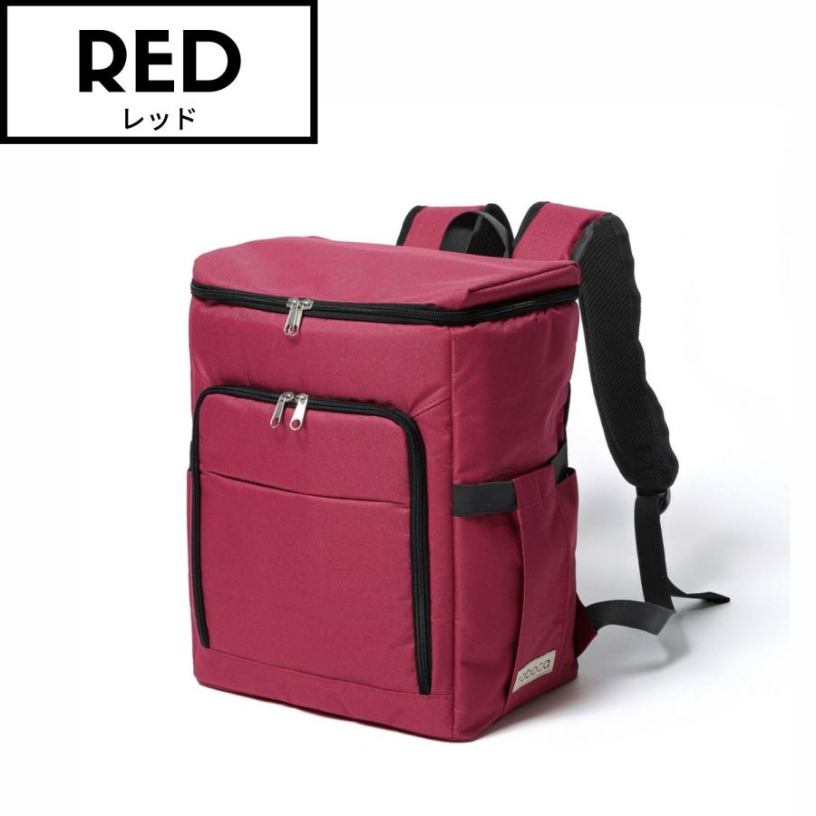 rioboca リュック型保冷バッグ 保温 保冷リュック 22L 買い物