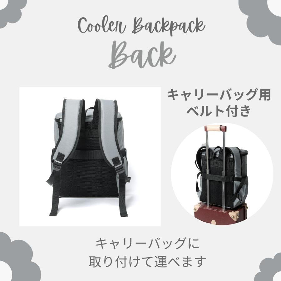 rioboca リュック型保冷バッグ 保温 保冷リュック 22L 買い物