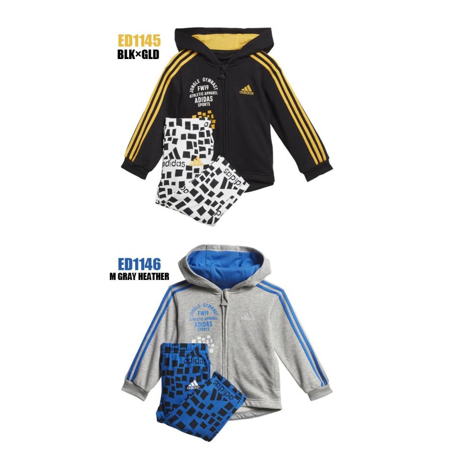 スウェット ベビー アディダス adidas 子供服 赤ちゃん ジャージ 上下セット 男の子 女の子 80cm 90cm 100cm スポーツ FYM50 送料無料｜hauhau｜09