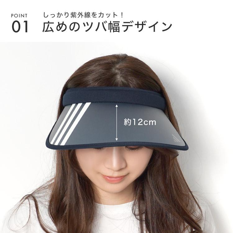 adidas（アディダス） サンバイザー ゴルフ テニス レディース UV