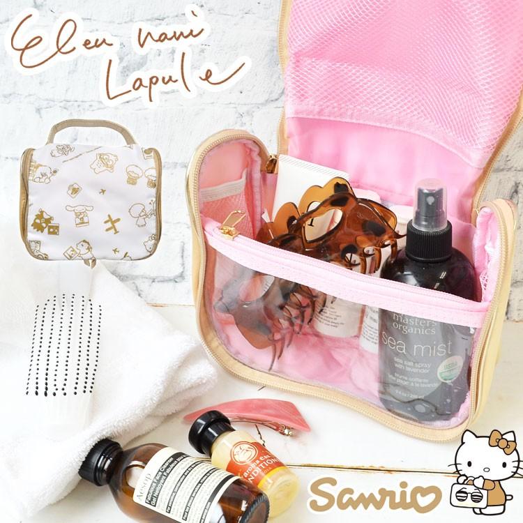 トラベルポーチ フック 吊り下げ サンリオ キャラクター エレウナニラープレ Eleu Nani Lapule 旅行用 オーガナイザー おしゃれ Hauhau 通販 Paypayモール