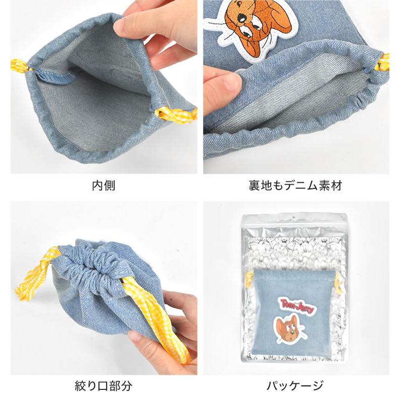 flapper_bags 巾着袋 トムとジェリー ポーチ 小さい キャラクター