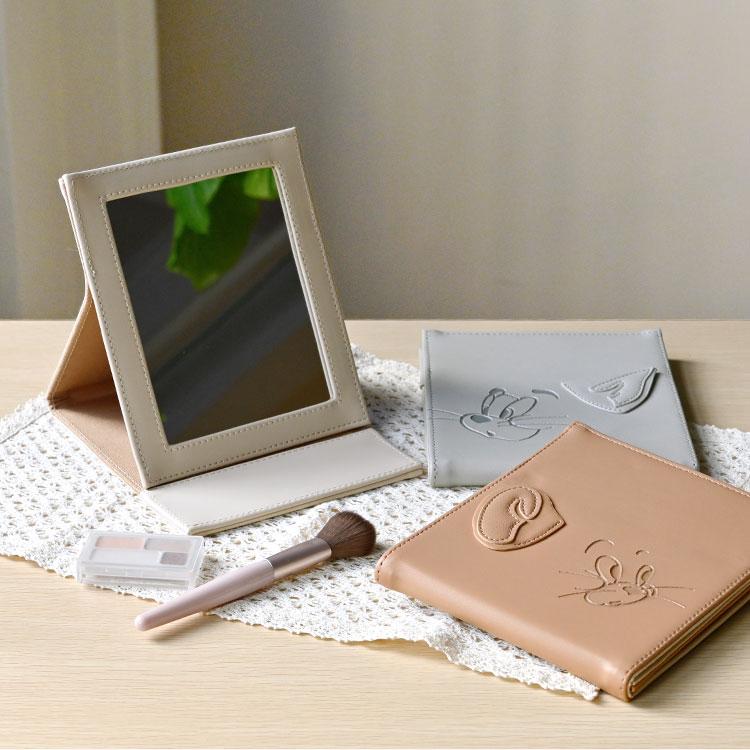 flapper_bags 折りたたみミラー トムとジェリー 可愛い 卓上 大きめ