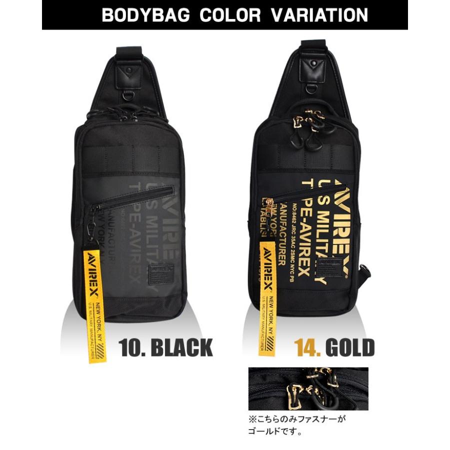 AVIREX（アヴィレックス） ボディバッグ メンズ アビレックス 防水 撥