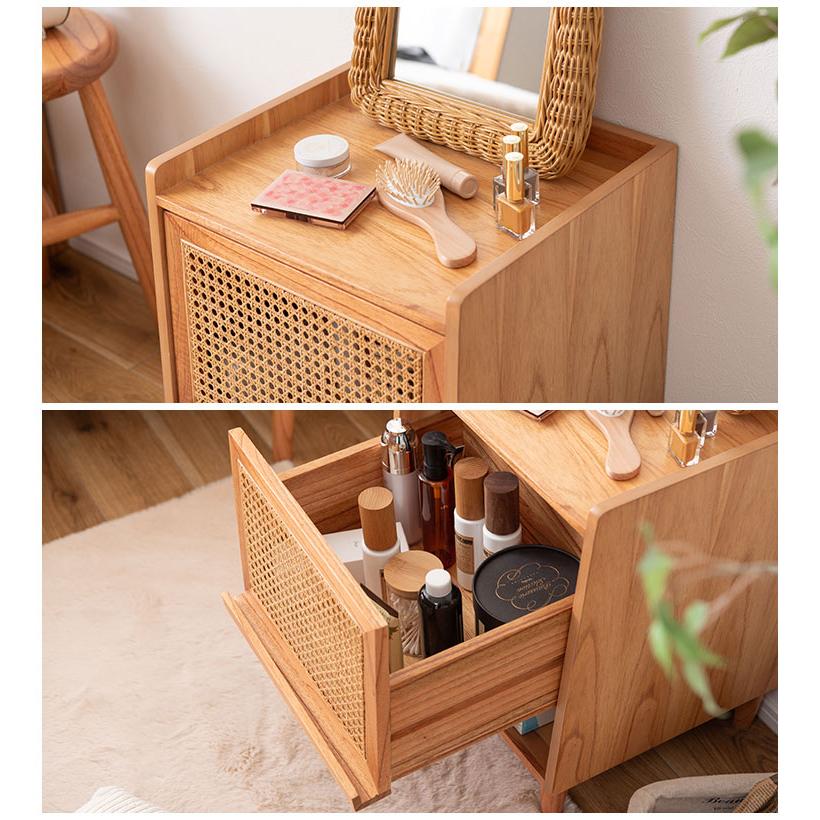 東谷 ナイトテーブル おしゃれ サイドテーブル 収納 引き出し