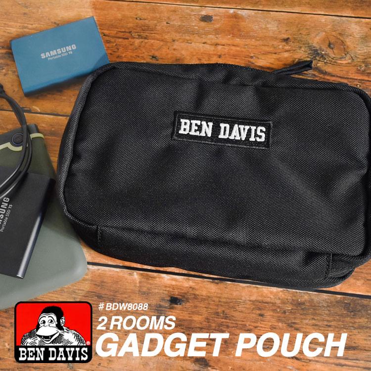 ポーチ Ben Davis ベンデイビス ガジェットポーチ ケース ポーチ おしゃれ ブランド スマイリングゴリラ ロゴ タグ 黒 トラベルポーチ 旅行 Ben w80 Hauhau 通販 Yahoo ショッピング
