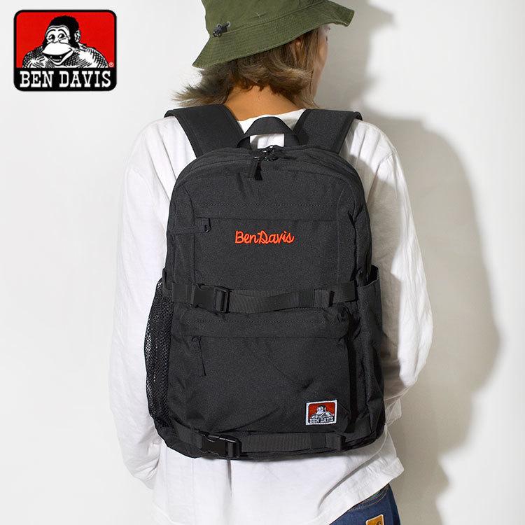 最新作の リュックサック 大容量 Ben Davis ベンデイビス レディース メンズ 24l ボードストラップ バックパック 通勤 通学 黒 高校生 中学生 大学生 おしゃれ Riosmauricio Com