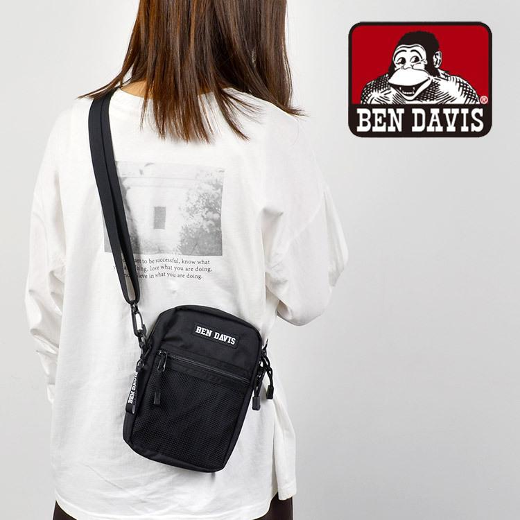 ショルダーバッグ Ben Davis ベンデイビス レディース メンズ バッグ 縦型 w 9235 斜め掛けバッグ フェス 小さめ ブラック コンパクト Ben w9235 Hauhau 通販 Yahoo ショッピング