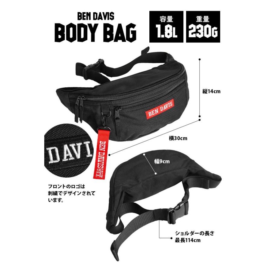 BEN DAVIS（ベンデイビス） ボディバッグ レディース ブランド メンズ
