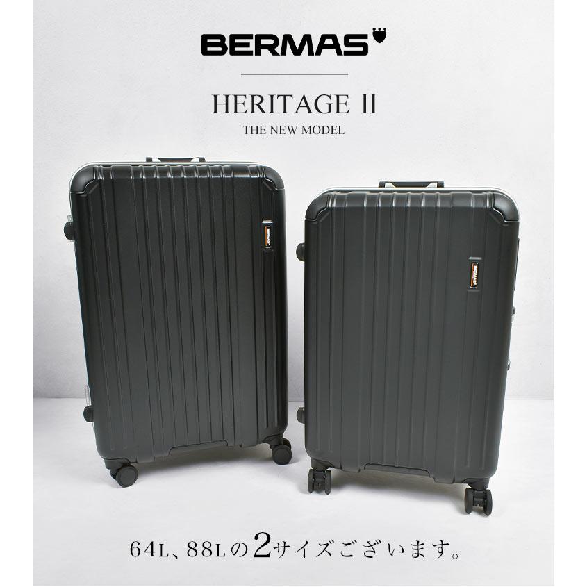 HERITAGE(BERMAS) キャリーケース 軽量 88リットル bermas HERITAGE(BERMAS) キャリーケース 軽量 88リットル bermas