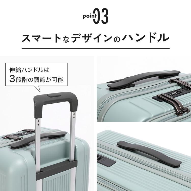 BERMAS（バーマス） スーツケース 機内持ち込み フロントオープン 37L
