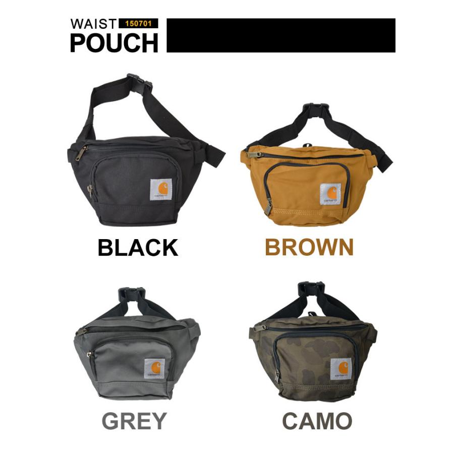 Carhartt（カーハート） ボディバッグ ウエストバッグ ブラック メンズ