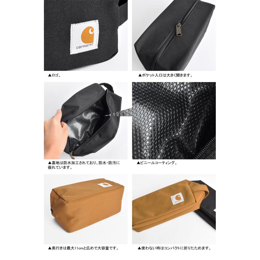Carhartt（カーハート） ポーチ メンズ 小物入れ 大きめ Lカラー