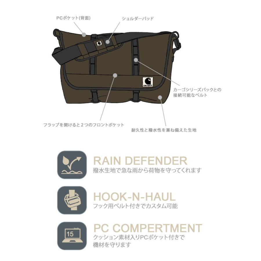 Carhartt（カーハート） メッセンジャーバッグ メンズ レディース 撥水