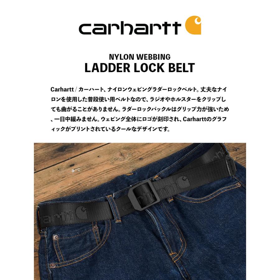 Carhartt（カーハート） メンズ 穴なし ベルト カジュアル ブランド