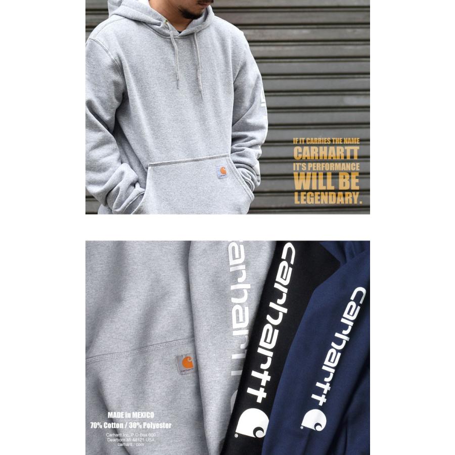 パーカー Carhartt カーハート スウェット トレーナー メンズ レディース 黒 ブラック グレー プルオーバー 長袖 K2 裏起毛 Hauhau 通販 Paypayモール