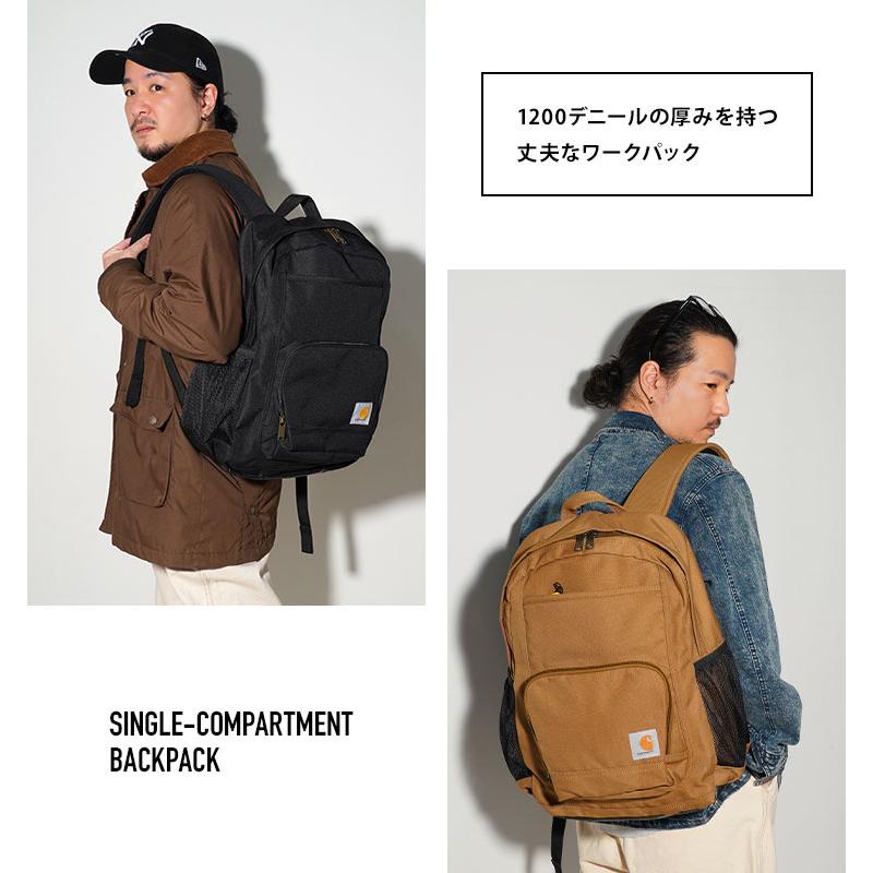 カーハート リュック メンズ 大学生 30代 大容量 撥水 ブランド carhartt 通学 リュックサック A4 おしゃれ 黒 防災 高校生｜hauhau｜06