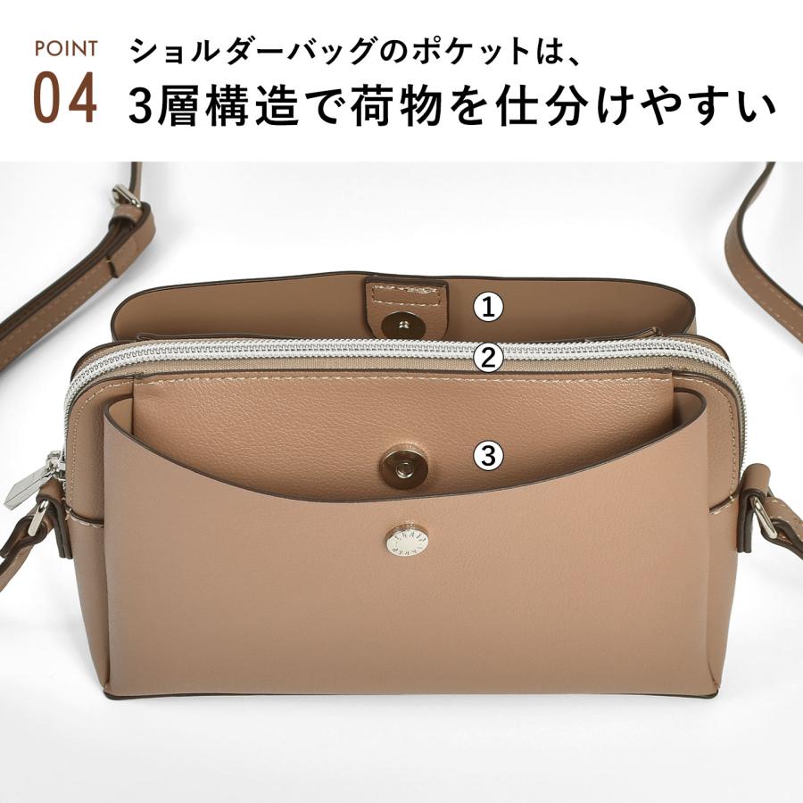 Legato Largo（レガートラルゴ） 多機能 ショルダーバッグ レディース